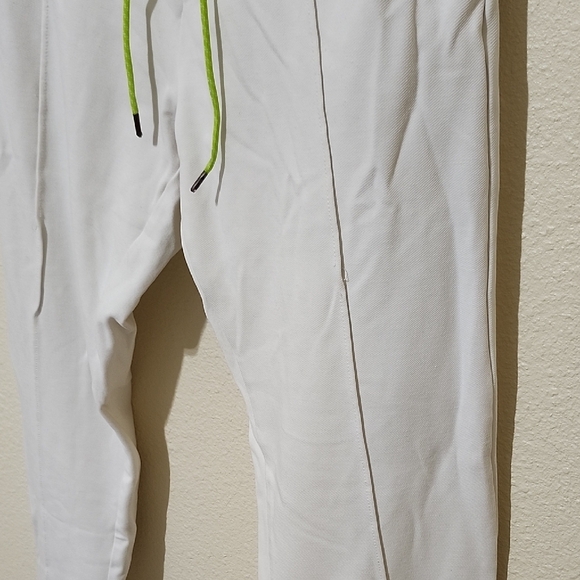 Scotch & Soda Green and White Joggers with Elastic Waistband - Picture 6 of 12